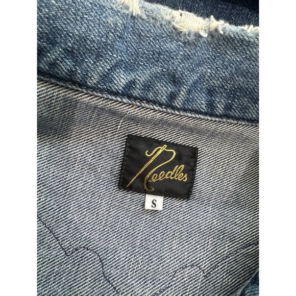 Needles Mixed Patches Denim Jacket in Blue - Picture 5 of 5